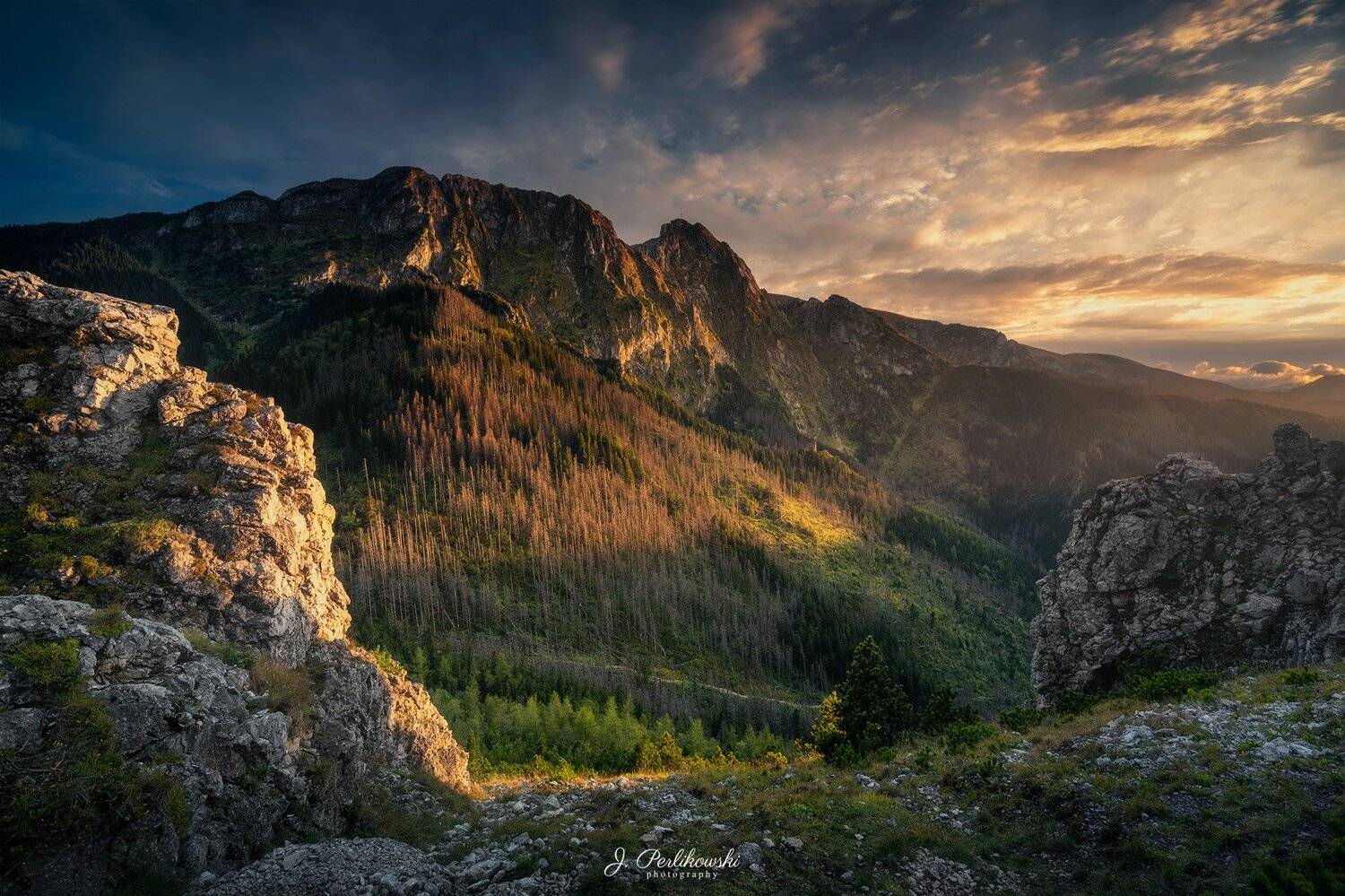 tatras, tatry, mountains,mountain, poland, sunset, clouds, sloud sky, sky,, Jakub Perlikowski