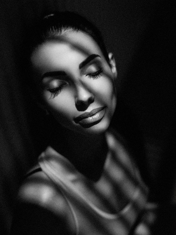 черно-белое, женщина, портрет Natalia фото превью