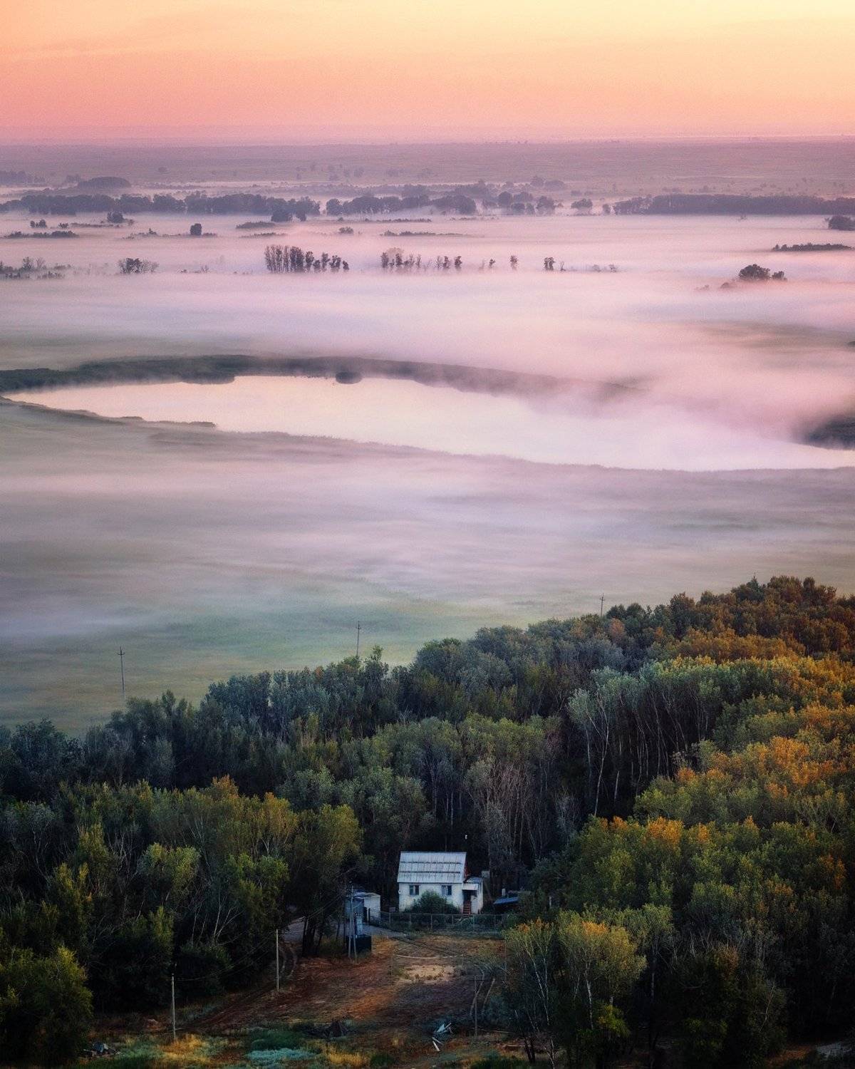 дон, туман, Попрошаев Сергей