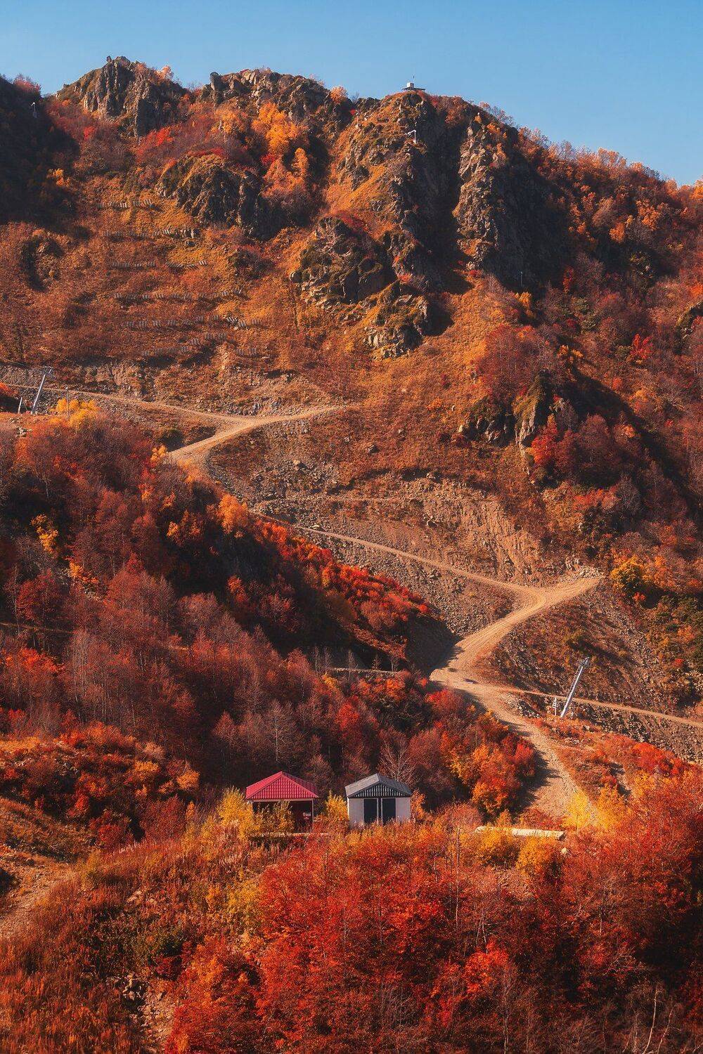 сочи, роза хутор, осень, золотая осень, пейзаж, горы, Анастасия Мазурева