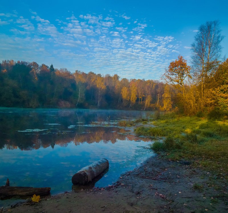 Октябрь. На речке. фото превью