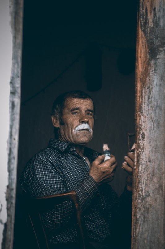 old, people, portrait, shaving, serbia, village, man, старый, люди, портрет, бритье, сербия, деревня, человек, It\'s Sunday фото превью