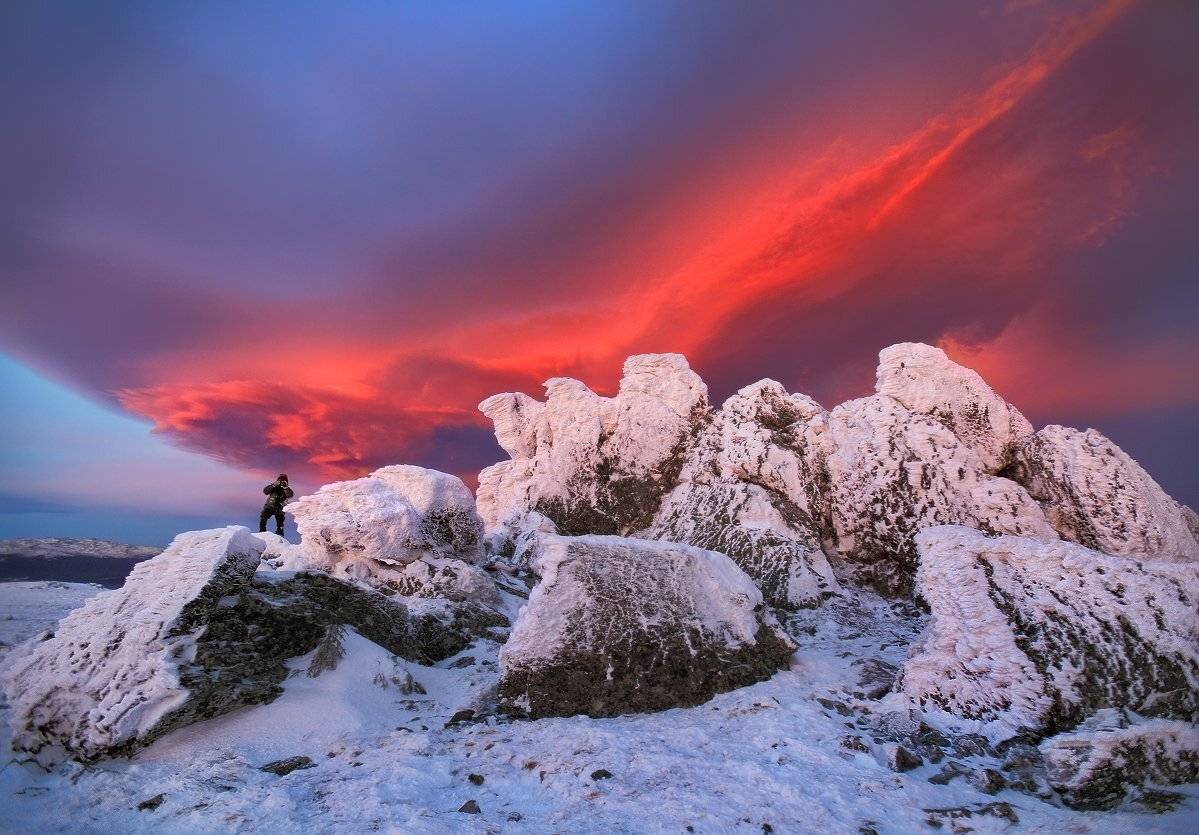 урал, зима, скалы, горы, Сергей Макурин