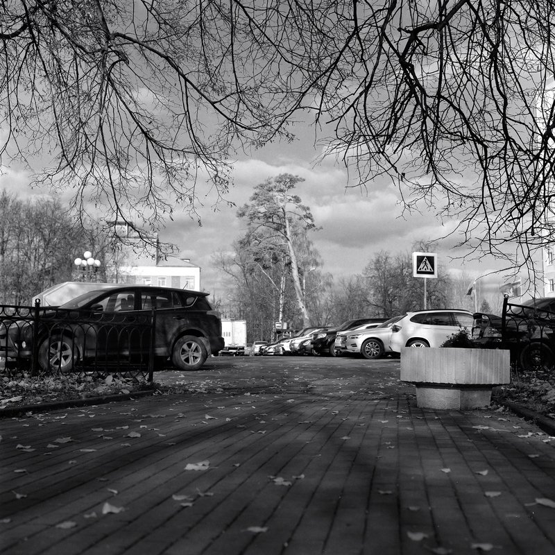 город, осень.  фото превью