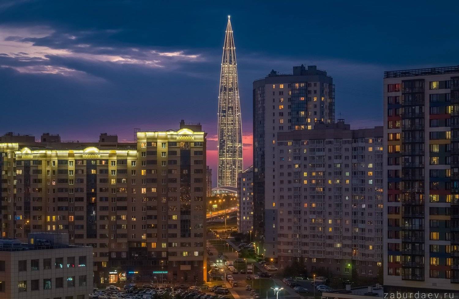 россия, петербург, город, вечер, Станислав Забурдаев