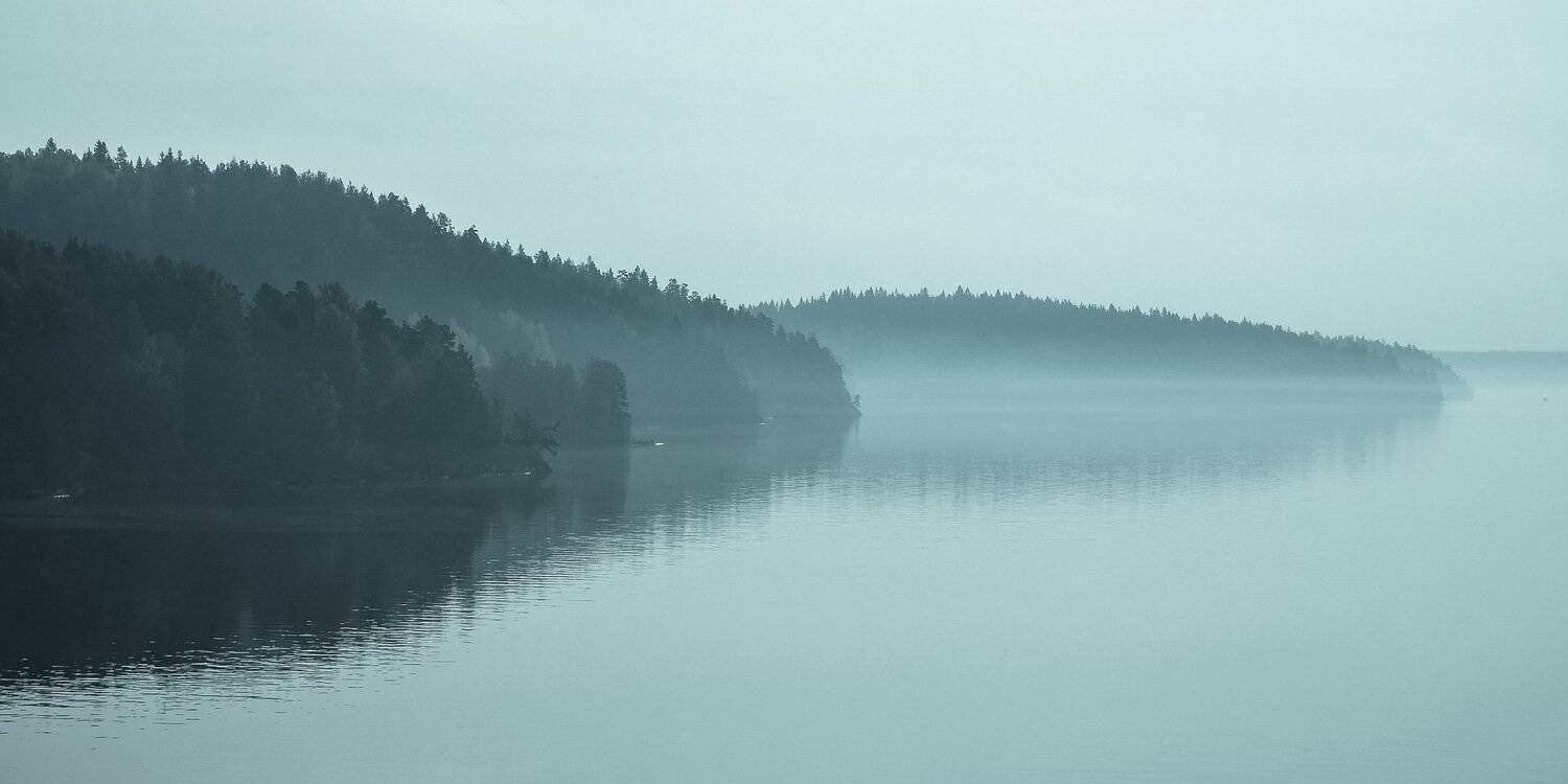 утро, туман, осень, ладога, ладожское озеро, озеро, красота, фотография, красиво, Валерий Верещако