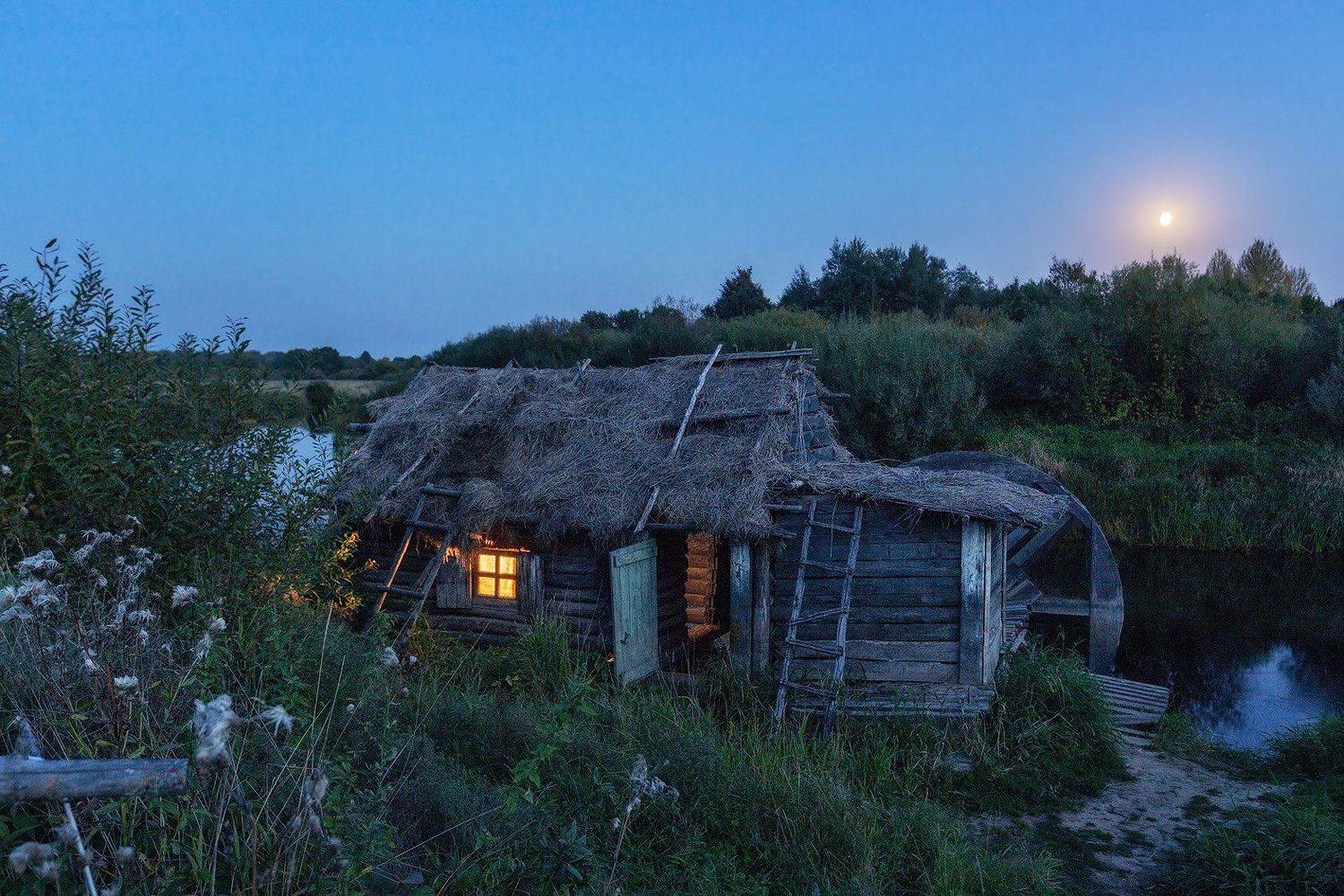 кинодеревня, вечер, мельница, Владимир Липецких