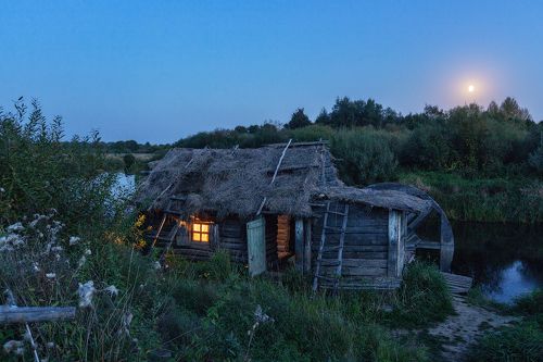 Вечер на старой мельнице.
