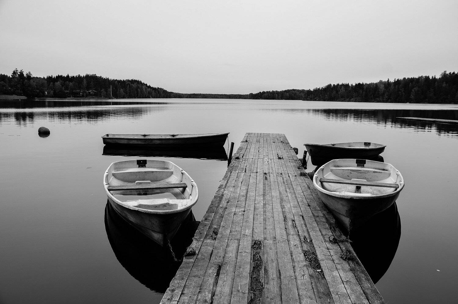 ладога, озеро, лодка, утро, осень,, Валерий Верещако