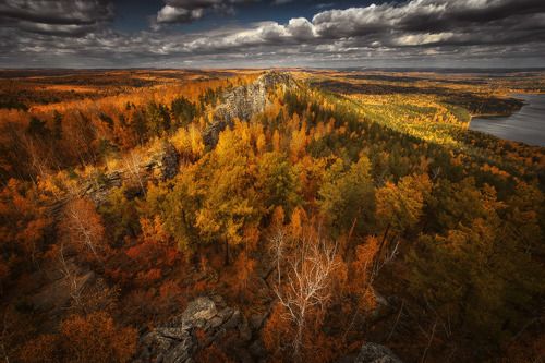 Золотыми красками разлилась осень