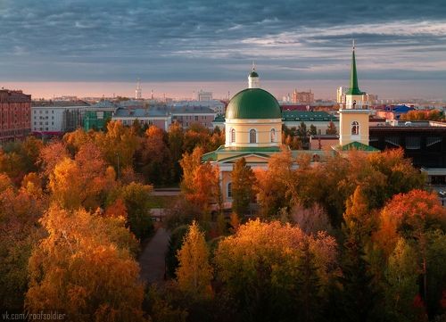 Осень в Омске
