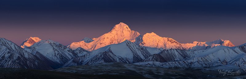 центральный тянь-шань, пик нансена, июнь 2020 5697 II начало ночи фото превью