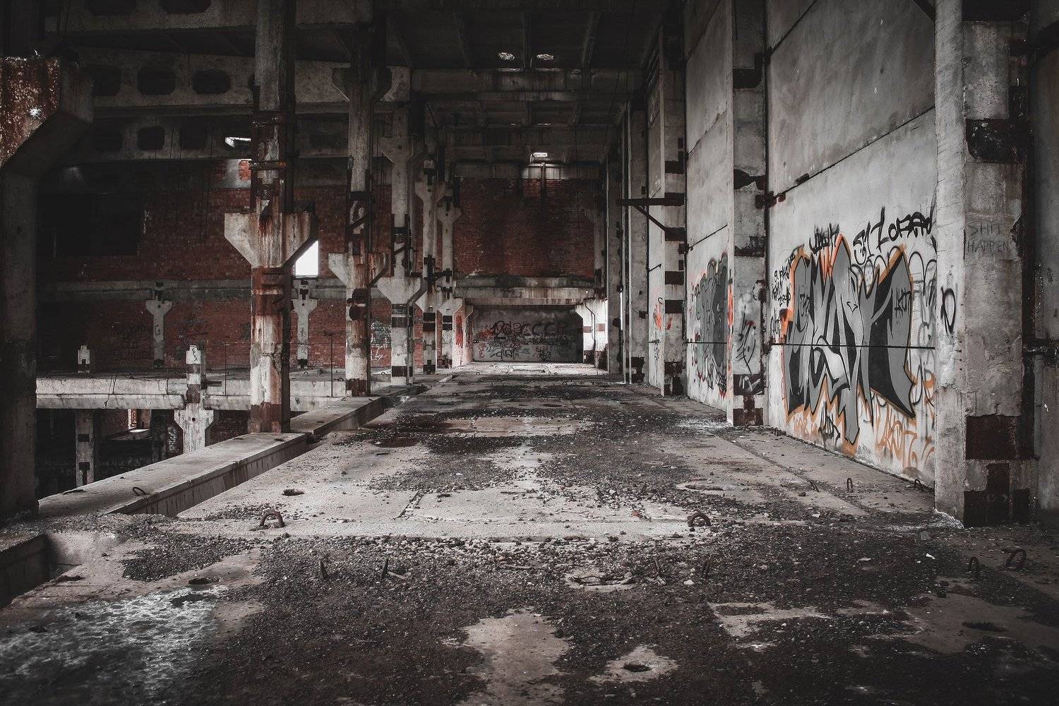 апокалипсис, граффити, заброшка, разруха, рисунок, убежище, Vladimir Kedrov