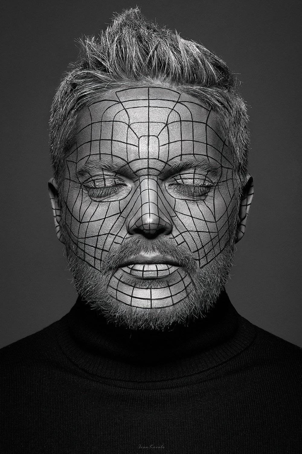 3d, face, faceart, wallart, wallpaper, Ковалёв Иван