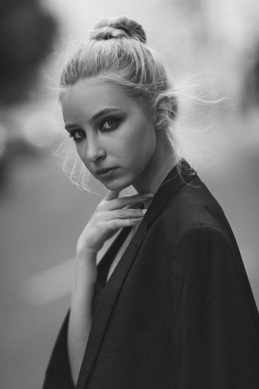 портрет, модель,чб,девушка, portrait, bw,girl,model Nataly фото превью