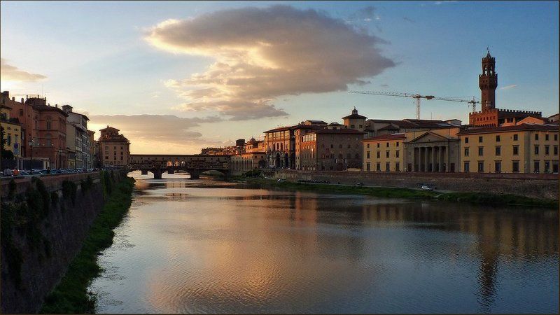 Вечер на реке Арно фото превью