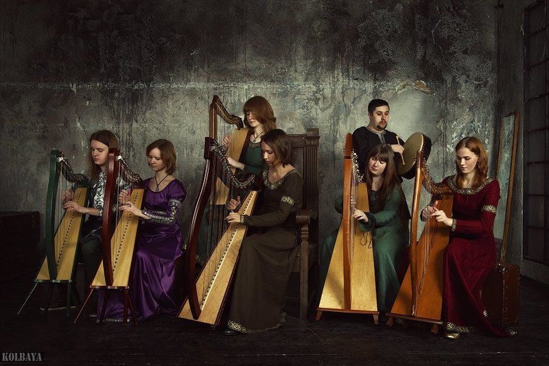 harps, people, music, portrait Harps фото превью