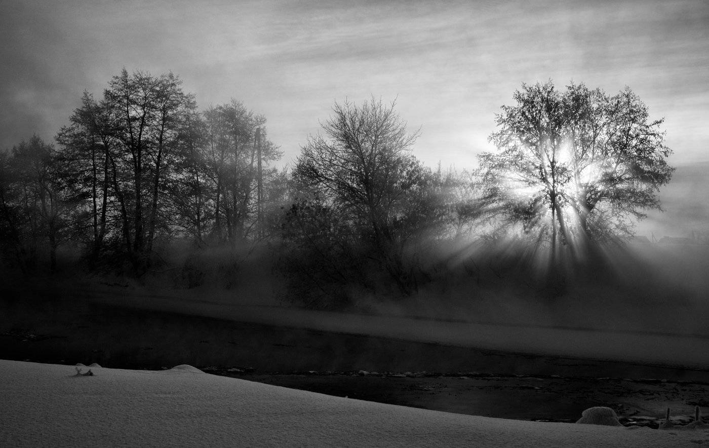 свет, солнце, рассвет, зима, Пеккер Сергей