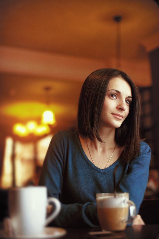 в кафе фото превью