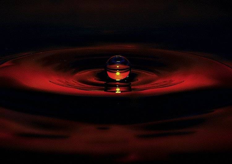 wake,water,drop,macro,sony,dark,red, Emerald Wake