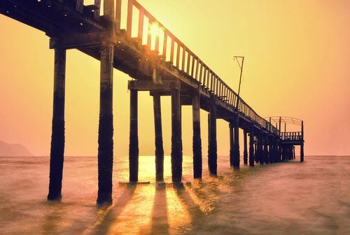 Мост в закат