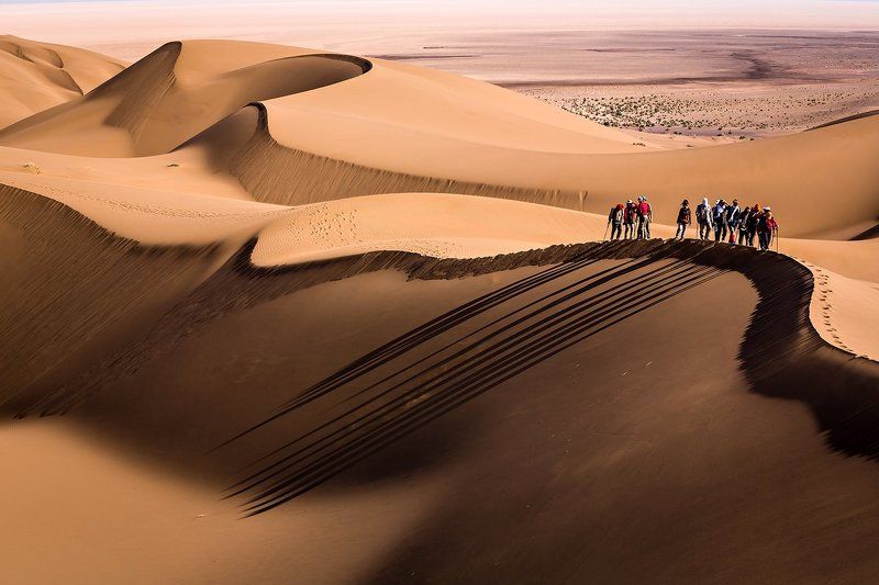 Песок Поход фото превью