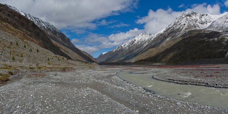 горы, алтай, река, аккол, ледник, софийский Аккол фото превью
