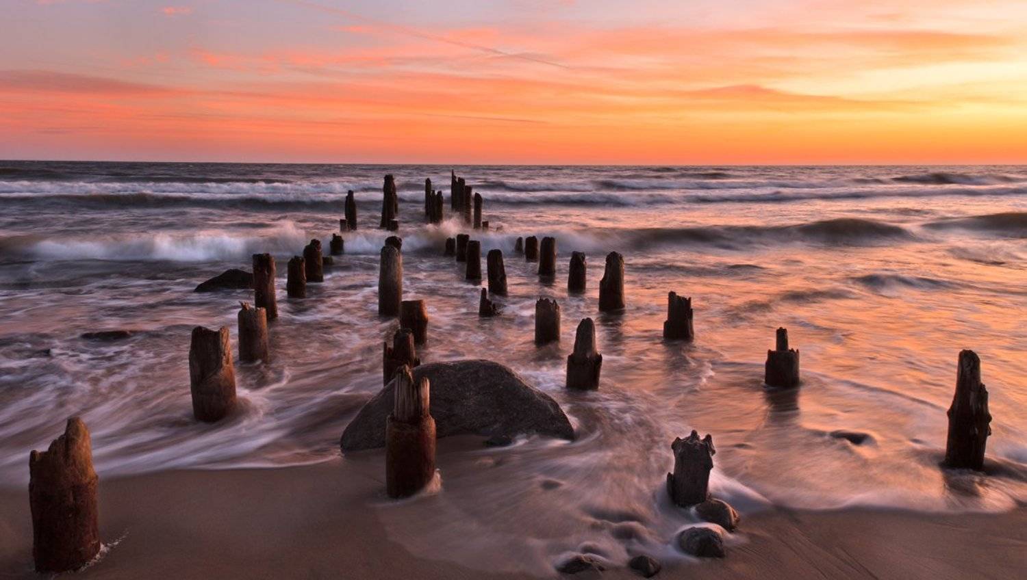 Море, Пейзаж, Рассвет, Анна Пакутина
