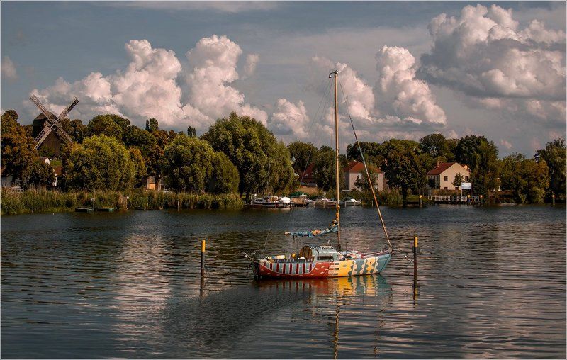 foto liubos, германия, лето ,река, werder (havel) Летний день на реке Хафель фото превью