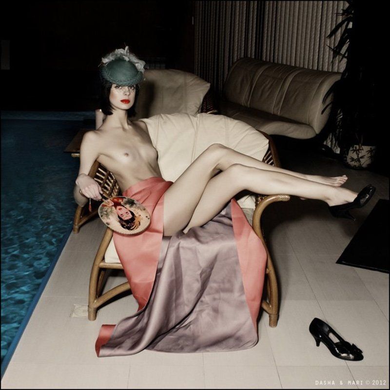 art photo, art nu, nude, erotic, dasha & mari, dasha and mari, film, fashion, sensuality, bw, portrait, glamour, портрет, ню China Rose фото превью