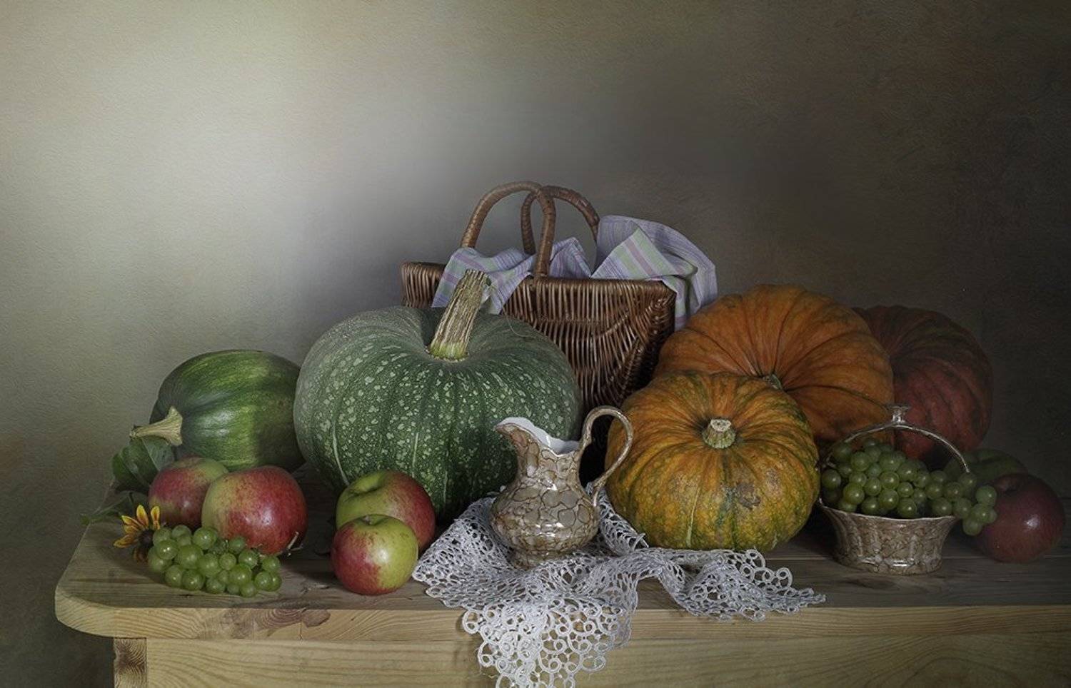 натюрморт ,тыквы ,осень ,вера павлухина ,, Вера  Павлухина