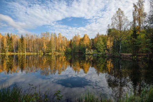 осеннее отражение