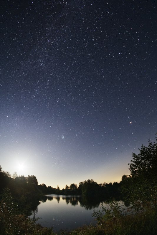 ночь, звёзды.  фото превью