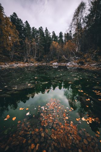Mountain's lake.