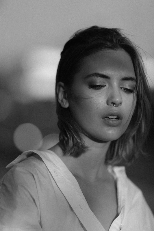 portrait, girl, bw,портрет,девушка,модель, чб Nasty фото превью