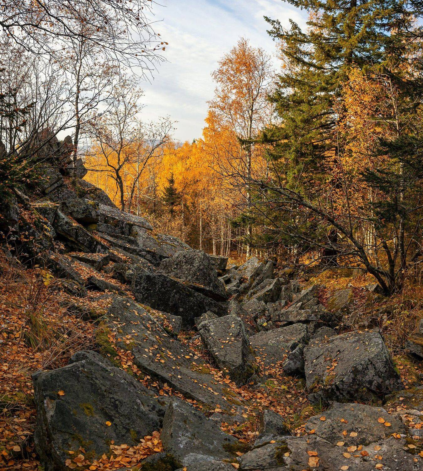 осень, горы, урал, таганай, Евгений Гецев