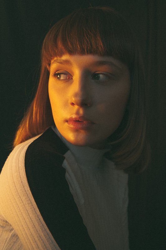 портрет, модель,закат,свет,девушка, portrait, sun,girl,model Nasty фото превью