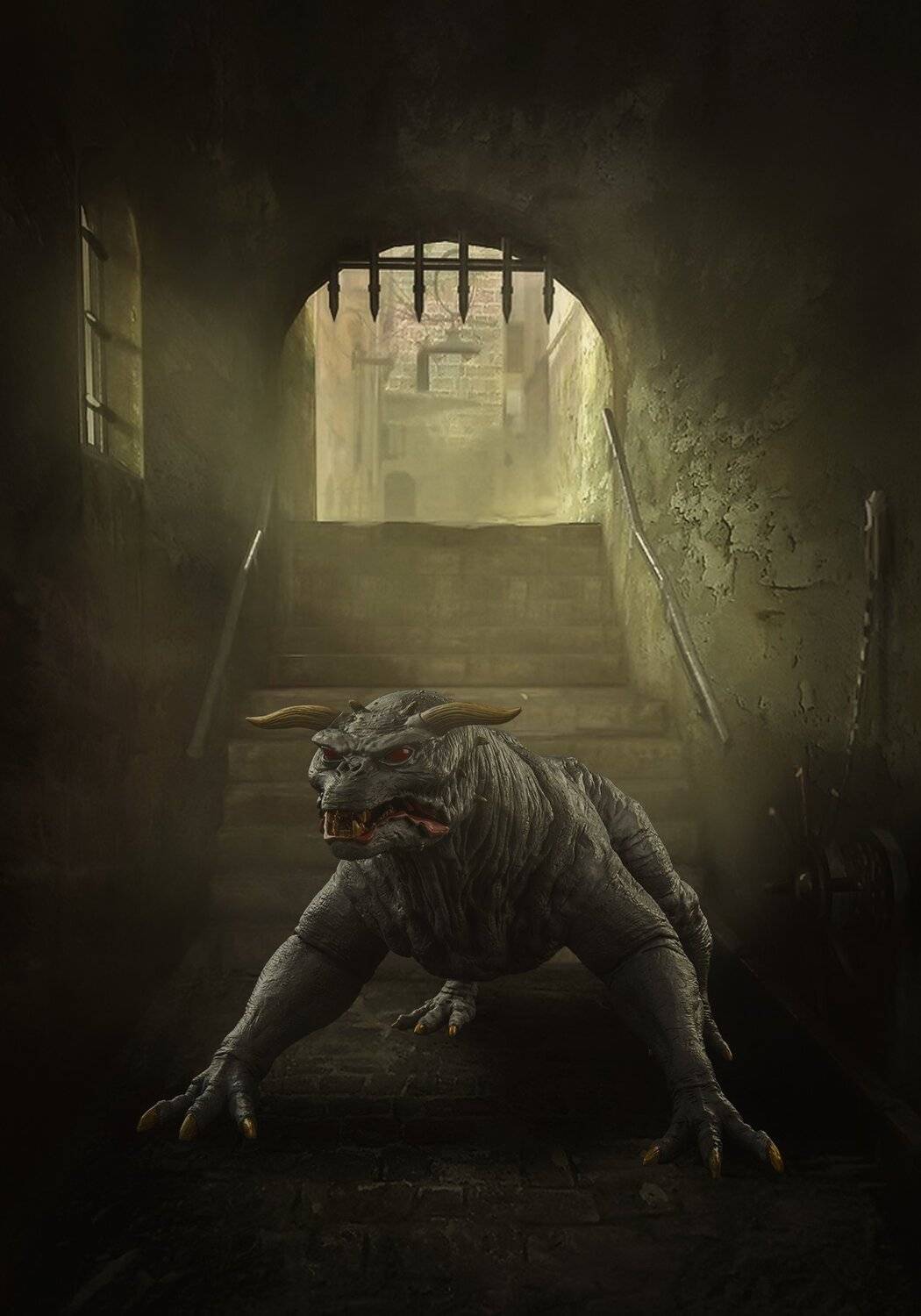 подвал, монстр, Sergii Vidov