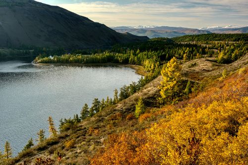 Раннее утро. Сентябрь. Кара-Холь.