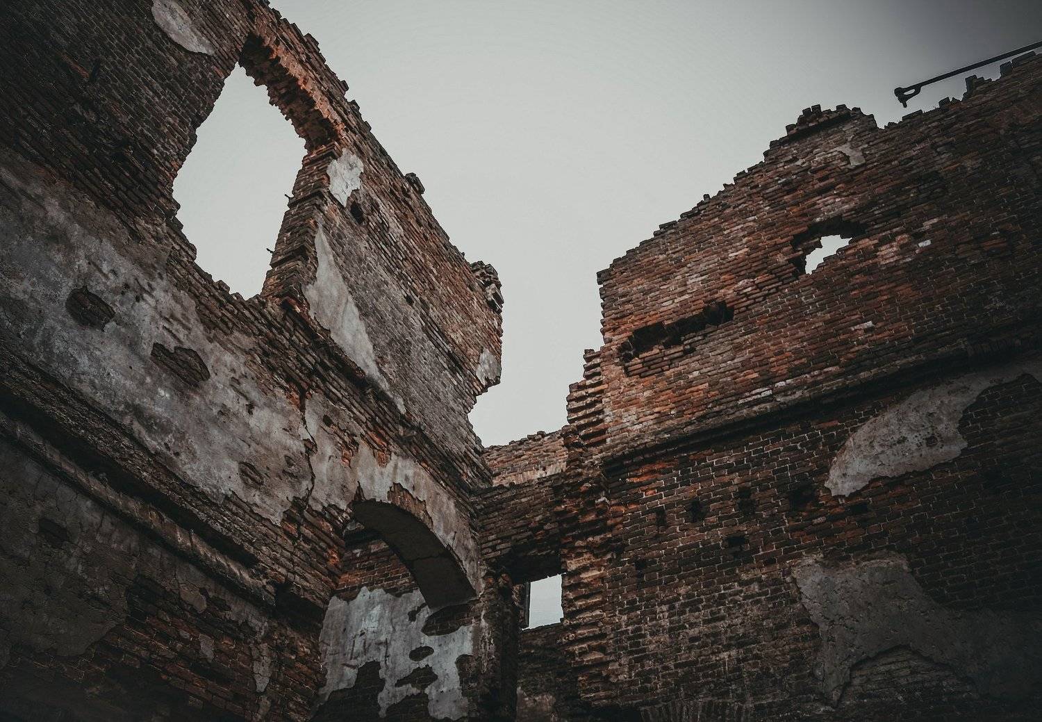 апокалипсис, кирпич, мрак, разруха, разрушение, стена, Vladimir Kedrov