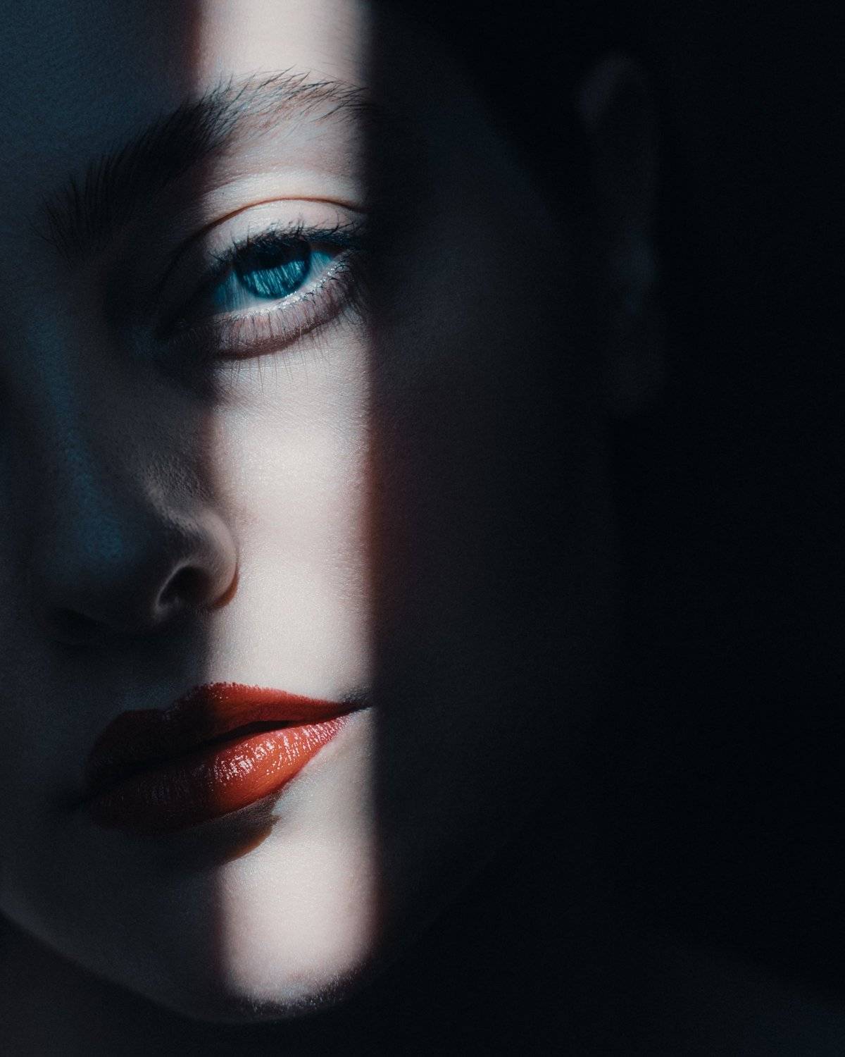 Portrait, natural light, Beuaty, Makeup, Closeup, Babak Fatholahi