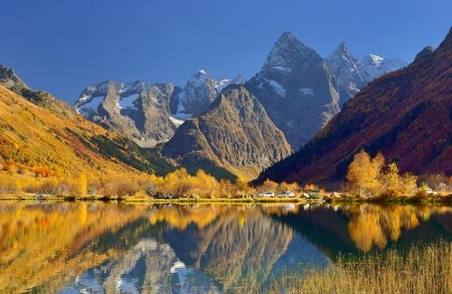 Осенний вечер в горах