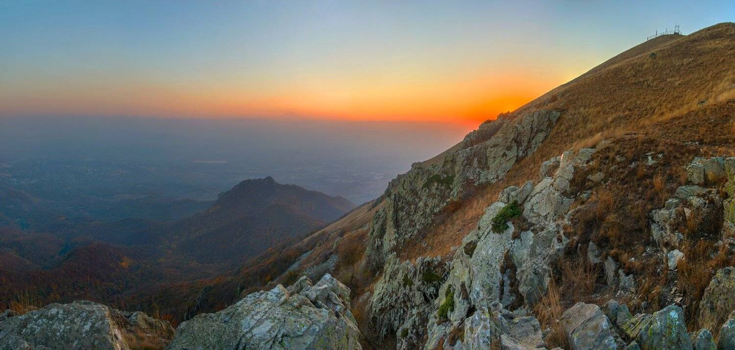 закат,вершина,осень,бештау,пейзаж, Елена Брежицкая