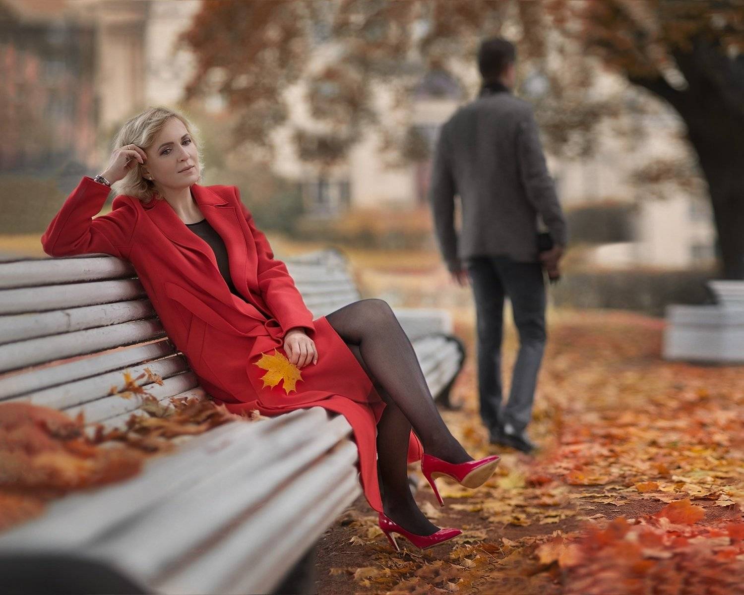 осень,женщина,мужчина,отношения,грусть,настроение, Александр Сергеев