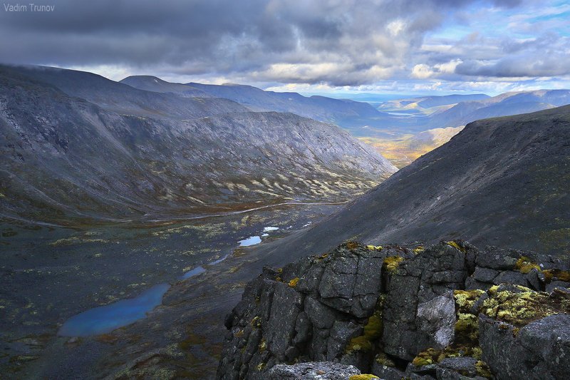 кольский, север, заполярье, хибины, юдычвумчорр С высоты Юдычвумчорр фото превью