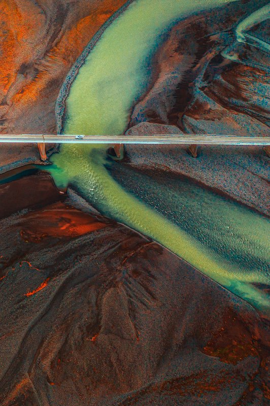 iceland,aerial 66 Route North фото превью