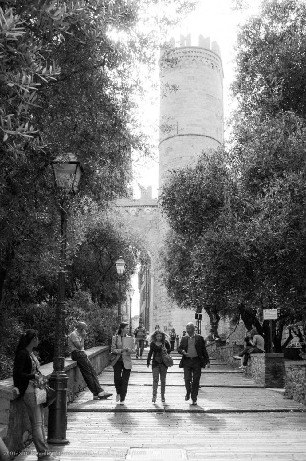 europe, genoa, genova, italy, architecture, city, gate, summer, генуя, европа, италия, архитектура, ворота, город, лето, porta soprana, Максим Ковалёв