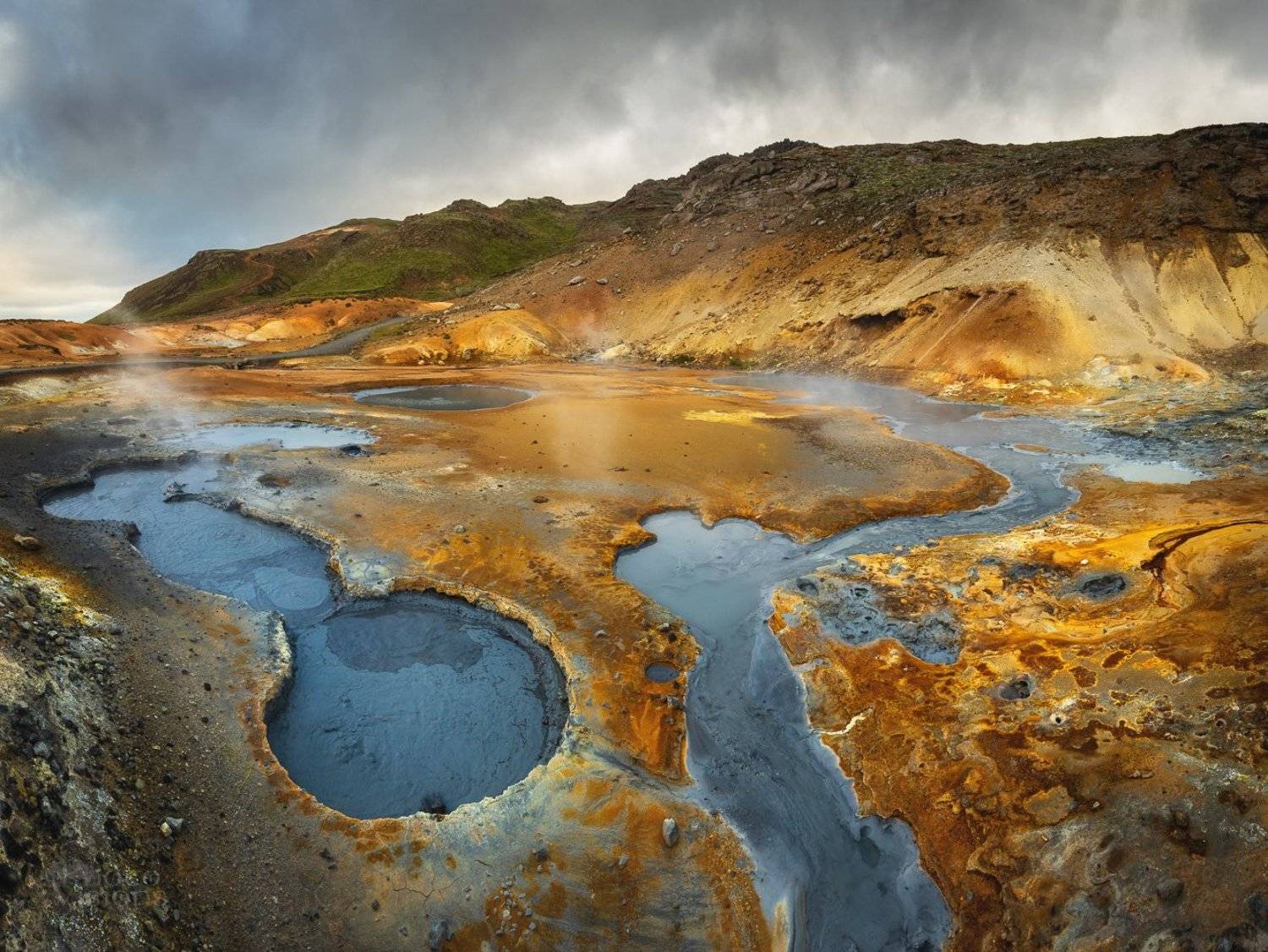iceland,geothermal,panoramic,nature,summer,, Adrian Szatewicz
