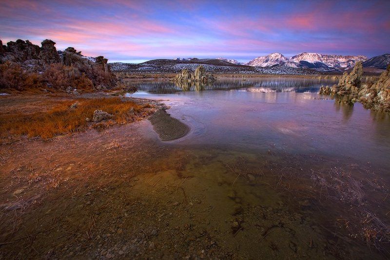 пейзаж, природа, путешествия, озеро, озеро моно, mono lake, калифорния Озеро Моно фото превью