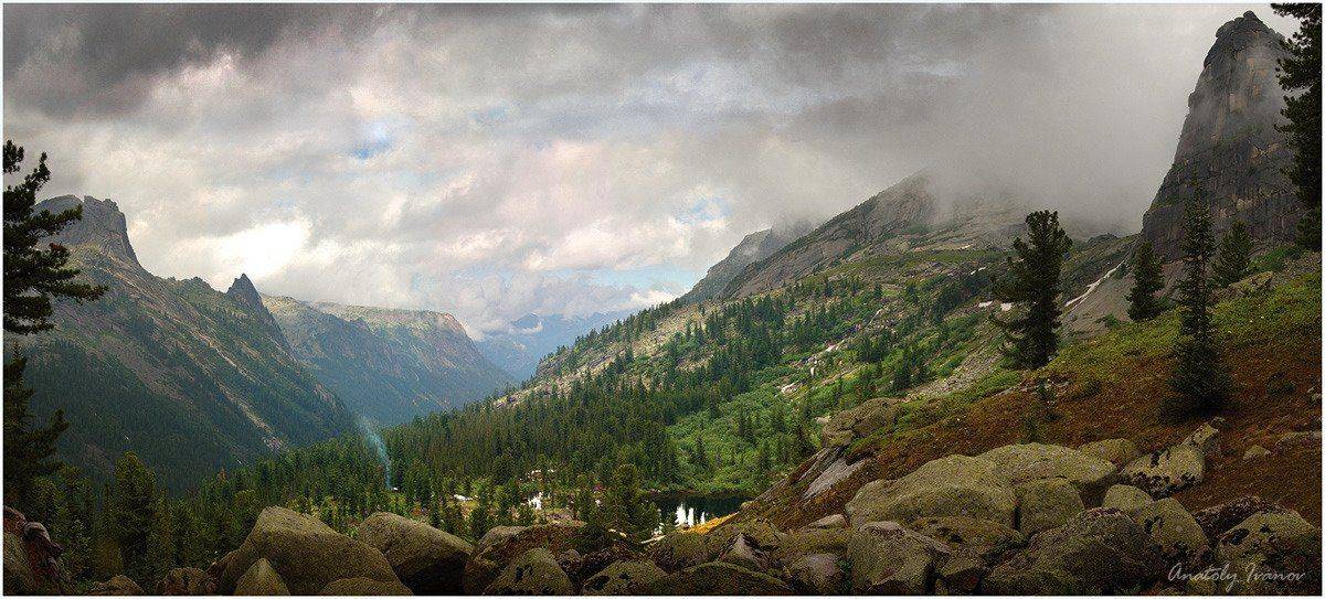 ергаки, западные саяны, озеро художников, парабола, Анатолий Иванов